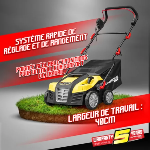 Scarificateur emousseur électrique 1800W - 40cm – Image 4