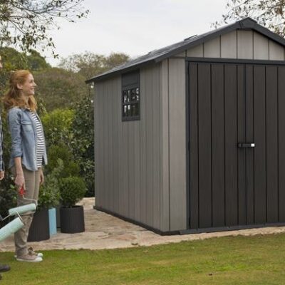 Abris de jardin OAKLAND 759 gris en résine KETER 6m²