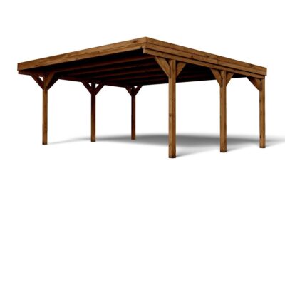 Carport double en bois VICTOR Forest Style
