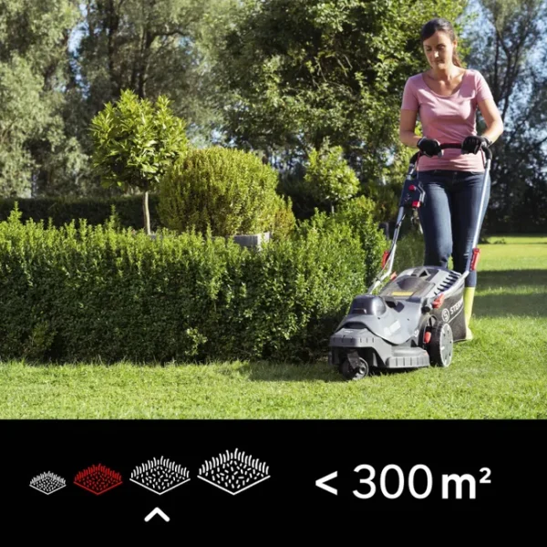 Tondeuse 3 roues sur batterie STERWINS UP40, 40 V, L.36 cm – Image 3