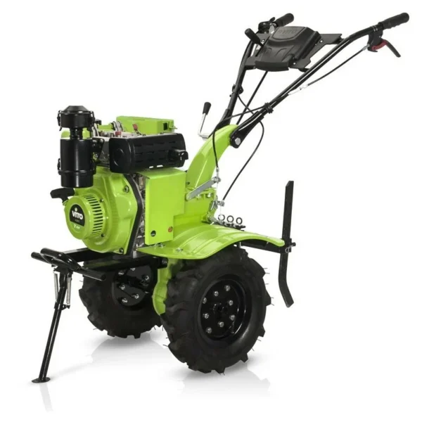 Motoculteur diesel 5200W 246 cm3 7CV Démarrage électrique Transmission directe – Image 2