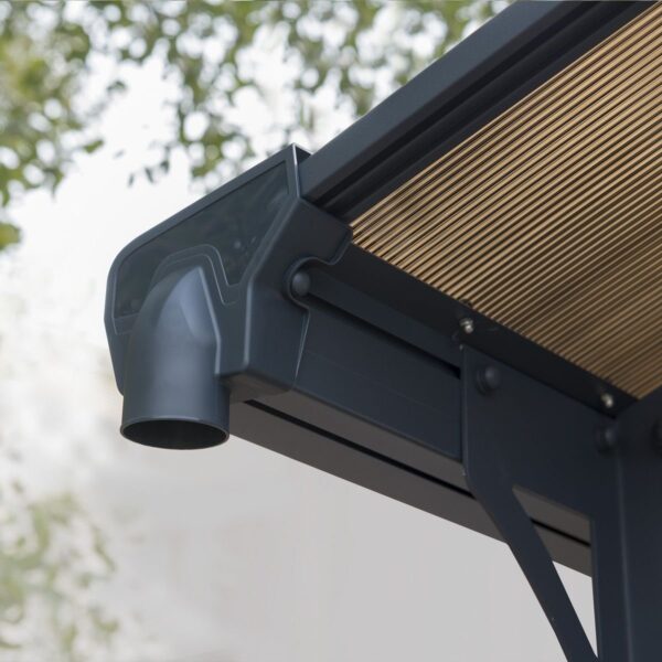 Carport en aluminium ARCADIA 8500 26,4 m² gris – Image 5