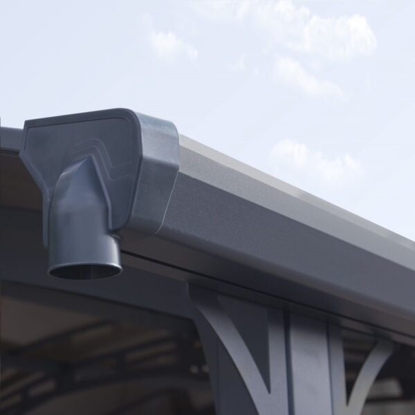 Carport en aluminium ARCADIA 8500 26,4 m² gris – Image 6