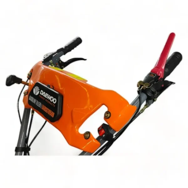 Motoculteur thermique à traction 212cm3, largeur de travail jusqu'à 130cm, 2 vitesses AV/1 AR, guidon ajustable - DAEWOO – Image 5