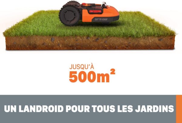 Tondeuse Robot connectée WORX - LANDROID - WR141E - jusqu'à 500m² – Image 3