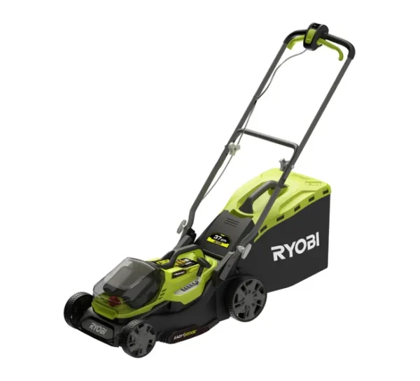 Pack tondeuse+coupe bordure RYOBI One+, 2x18V, l.37cm, 2 batteries 5Ah – Image 2