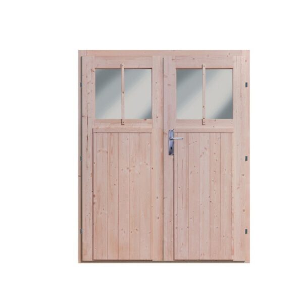 Abri de jardin adossé en bois certifié 4,85m² Juist 3 - Karibu – Image 11
