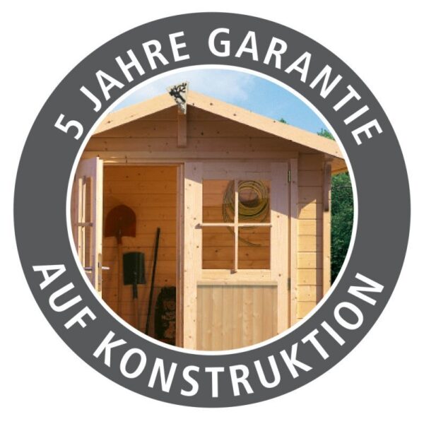 Abri de jardin adossé en bois certifié 4,85m² Juist 3 - Karibu – Image 15