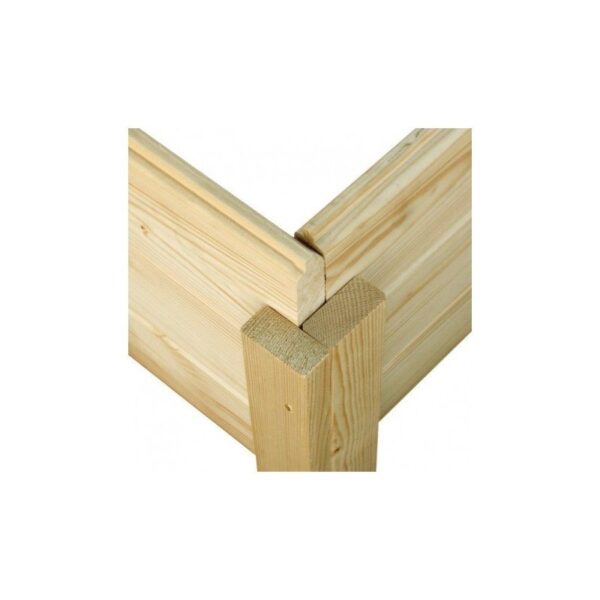 Abri de jardin adossé en bois certifié 4,85m² Juist 3 - Karibu – Image 3
