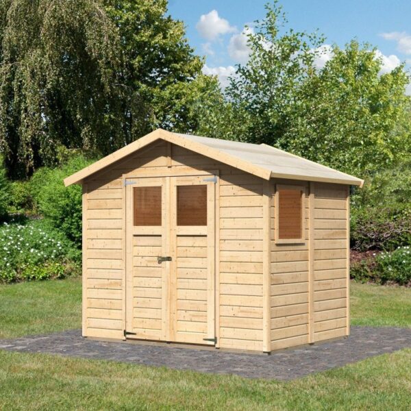 Abri de jardin Dalin 1 de 4,41m² panneaux bois 14mm - Karibu – Image 2