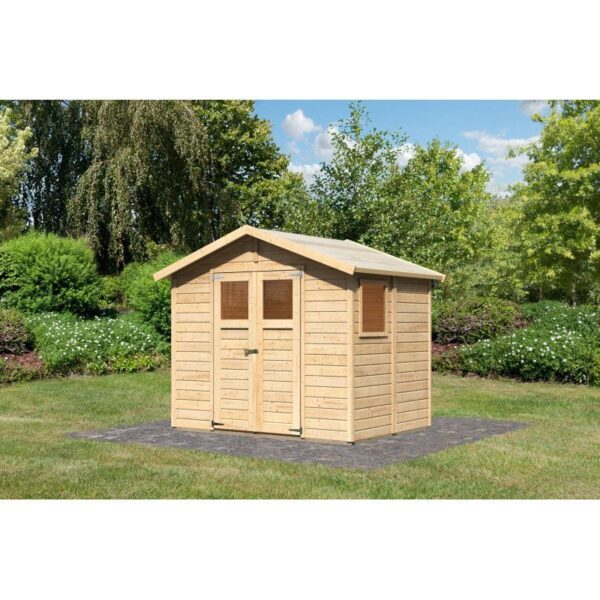 Abri de jardin Dalin 1 de 4,41m² panneaux bois 14mm - Karibu – Image 16