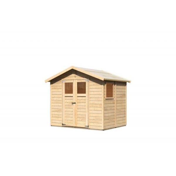 Abri de jardin Dalin 1 de 4,41m² panneaux bois 14mm - Karibu – Image 6