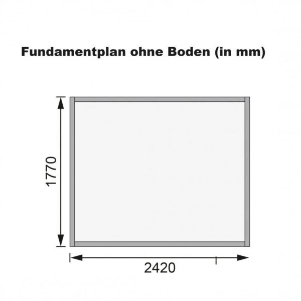 Abri de jardin adossé en bois certifié 4,18m² Bomlitz 2 - Karibu – Image 2