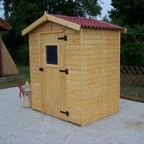 Abri de jardin en bois 2,56m² - panneaux 16mm + plancher - Habrita – Image 13