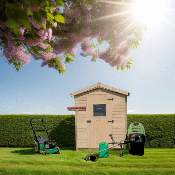 Abri de jardin en bois 2,56m² - panneaux 16mm + plancher - Habrita – Image 10
