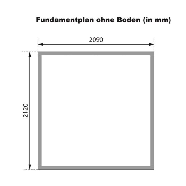 Abri de jardin en bois gris anthracite 19mm - acier gris anthracite - 4,45m² Jupiter C – Karibu – Image 5