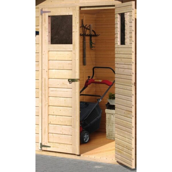 Abri de jardin Dahme 3 de 3,31m² panneaux bois 14mm - Karibu – Image 5