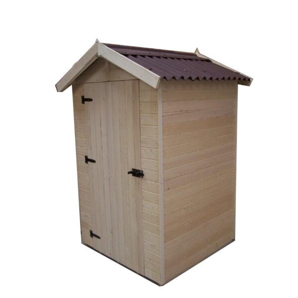 Abri en bois massif certifié 1,98m² - panneaux 16mm + plancher - Habrita – Image 15