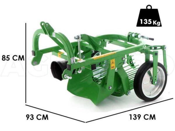 Arracheuse de pommes de terre pour tracteur Bomet URSA éjection arrière – tamis oscillant – Image 9