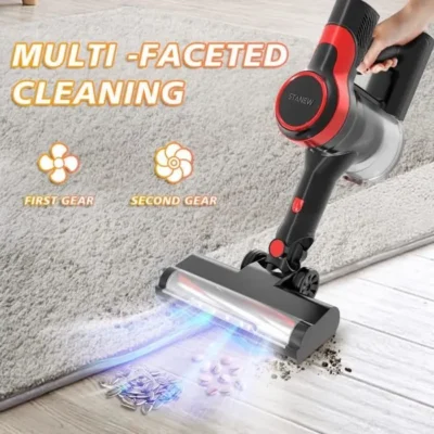 Aspirateur Balai sans Fil sans Sac Stanew-Multifonctions 4 en 1