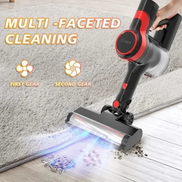 Aspirateur Balai sans Fil sans Sac Stanew-Multifonctions 4 en 1 – Image 2