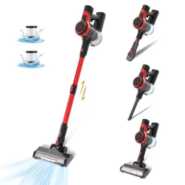 Aspirateur Balai sans Fil sans Sac Stanew-Multifonctions 4 en 1
