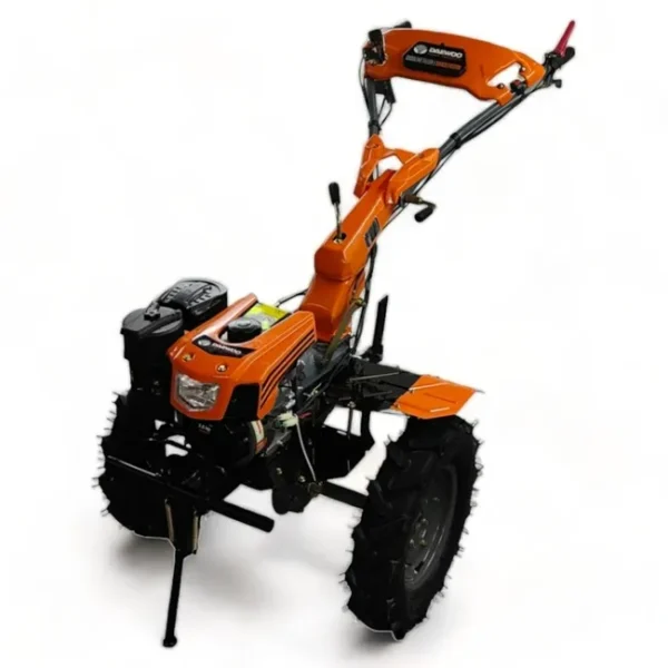Motoculteur thermique à traction 212cm3, largeur de travail jusqu'à 130cm, 2 vitesses AV/1 AR, guidon ajustable - DAEWOO – Image 3