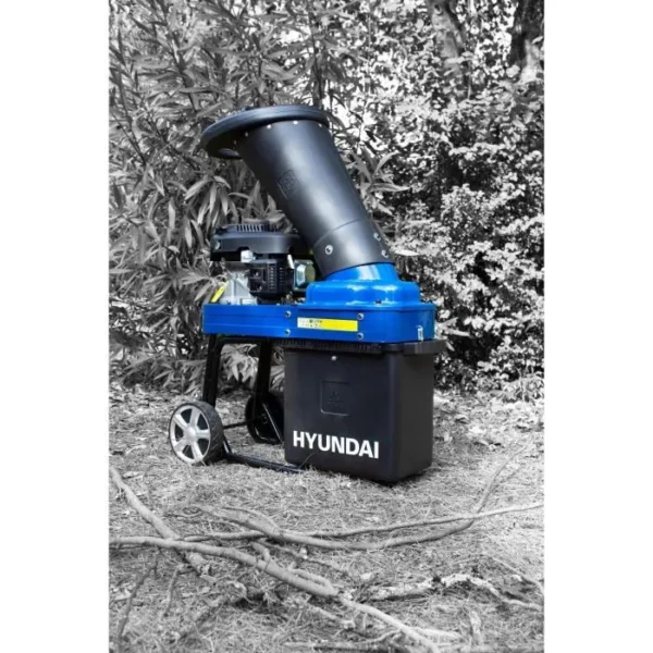 Broyeur de végétaux thermique HYUNDAI - 173 cm³ - 4.4 cm - 2 lames – Image 3