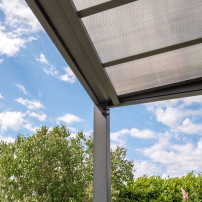 Carport adossé aluminium Trigano LIBECCIO WALL 16 m²