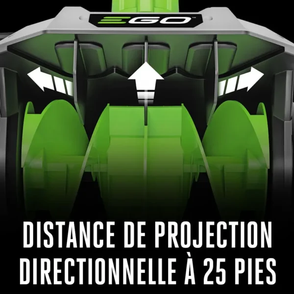 KIT DE PELLE À NEIGE À PLUSIEURS TÊTES POWER+ AVEC PILE DE 4,0 AH ET CHARGEUR DE 320 W – Image 6