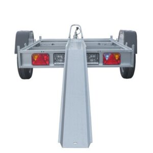 Remorque moto 1 rail unitraler sans plancher