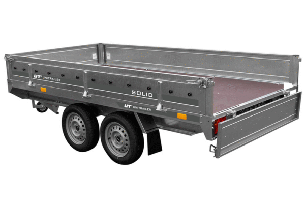 Remorque 2 essieux 304×153 UNITRAILER SOLID 300/2 PTAC 750 kg – Image 2
