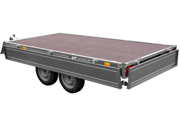 Remorque 2 essieux 304×153 UNITRAILER SOLID 300/2 PTAC 750 kg – Image 3