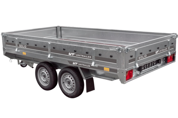 Remorque 2 essieux 304×153 UNITRAILER SOLID 300/2 PTAC 750 kg – Image 4