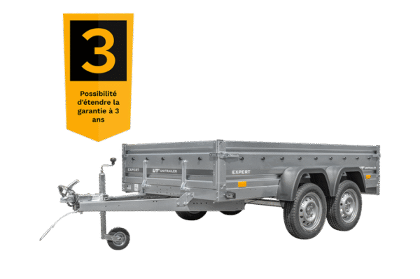 Remorque voiture 2 essieux 264×150 EXPERT 2615/2 PTAC 750 KG – Image 9