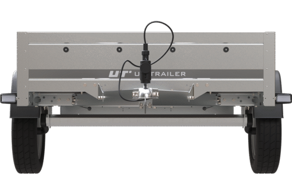 Remorque voiture simple essieu Unitrailer Garden Trailer 230 x 125 cm avec timon fixe 500/750 kg – Image 5