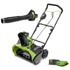 Souffleuse à neige et à feuilles 1309902 Greenworks sans fil, 60 V