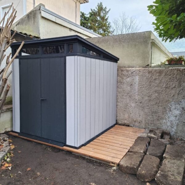Kit fondation en bois traité autoclave 6m² pour pose d'abri de jardin - Gardy Shelter – Image 6