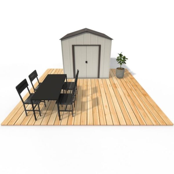 Kit fondation en bois traité autoclave 6m² pour pose d'abri de jardin - Gardy Shelter – Image 2