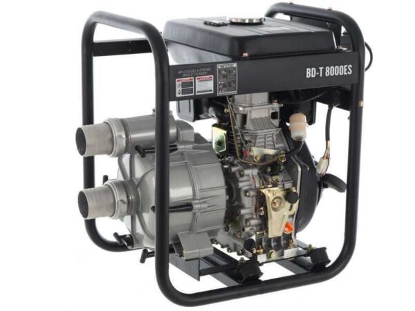 Motopompe diesel Blackstone BD-T 8000ES pour eaux sales avec raccords 80 mm – Euro 5 – Image 16