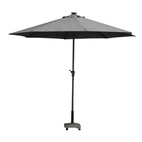 PARASOL GRIS ARDOISE AVEC ÉCLAIRAGE LED – Image 2