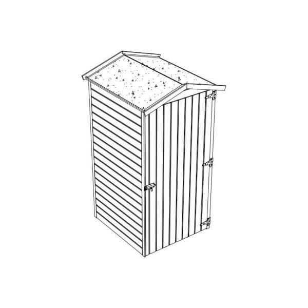 Petit abri de jardin traité autoclave avec plancher SOLID – Image 2