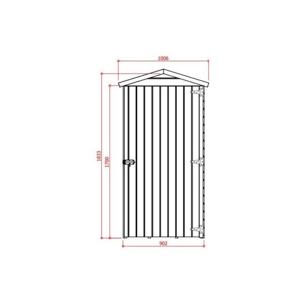 Petit abri de jardin traité autoclave avec plancher SOLID – Image 4