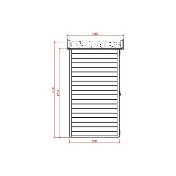 Petit abri de jardin traité autoclave avec plancher SOLID – Image 5