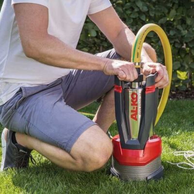 Pompe immergée de forage Einhell GC-DW 1000 – pompe électrique Inox eau claire – 1000W