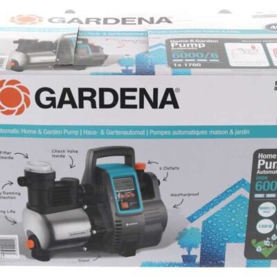 Pompe électrique Gardena automatique 6000/6E LCD Inox – 1300W