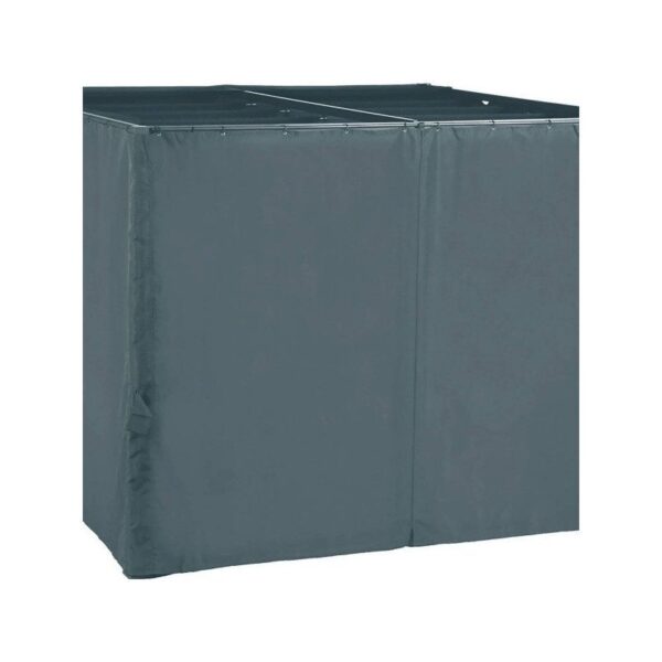 RIDEAUX TISSU GRIS 300 cm x 300 cm – Image 3