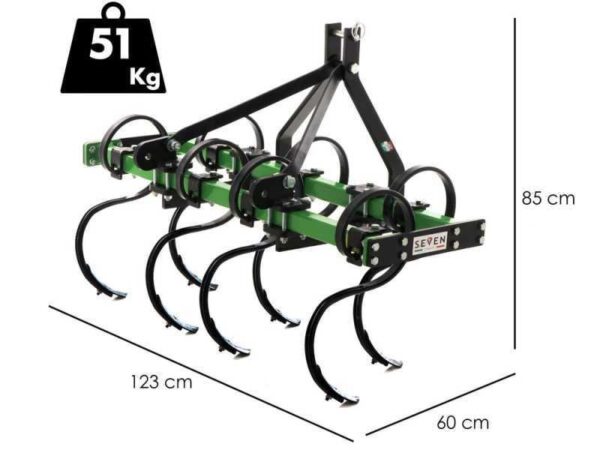 Seven Italy Vibropac 120 – Vibroculteur – 7 dents – Largeur de travail 120 cm – Image 6