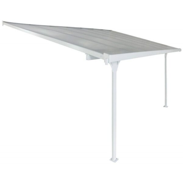 Toit de terrasse ajustable en aluminium laqué blanc 3,05×4,36m X-METAL – Image 35