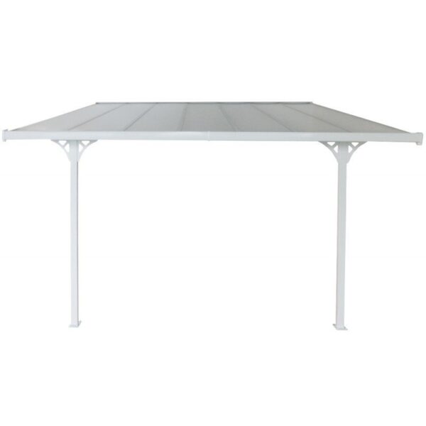 Toit de terrasse ajustable en aluminium laqué blanc 3,05×4,36m X-METAL – Image 19